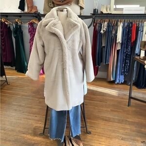 Steve Madden Cream Teddy Jacket
